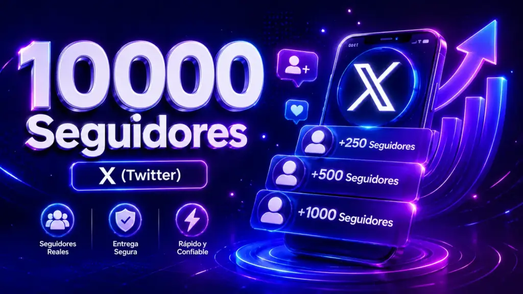 10000 seguidores twitter