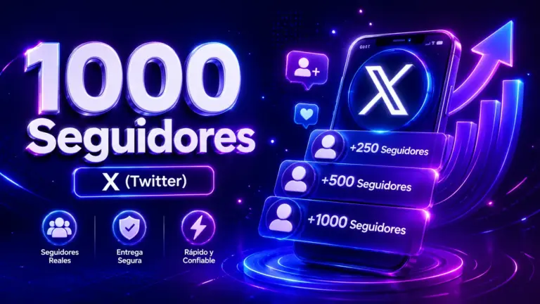 1000 seguidores twitter
